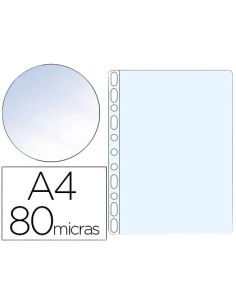 Bolsa 10 Uds Funda Multitaladro Pp, A4 11 Taladros 80 Micras