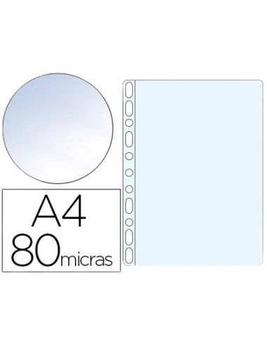 Bolsa 10 Uds Funda Multitaladro Pp, A4 11 Taladros 80 Micras