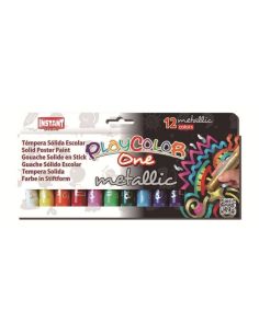 Estuche Playcolor One Metallic 12 Colores 10 Gr.