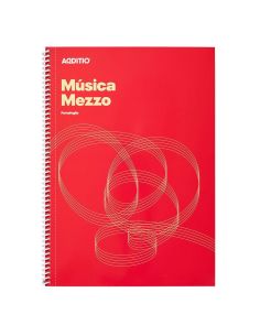 Bloc Additio Musica Mezzo Portafoglio M.10 12 Pentagramas 32 Hojas