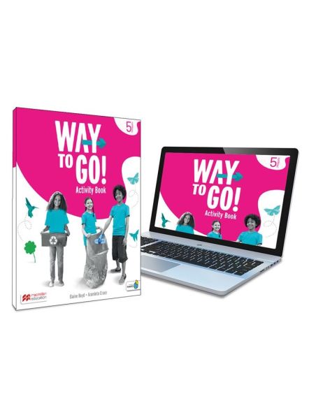 Way To Go! 5 Activity Book: Cuaderno De Actividades Impreso Con Acceso A La Versión Digital
