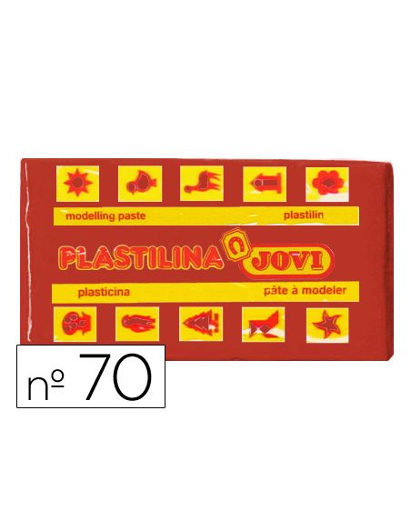 Plastilina Jovi 70 Marron Unidad Tamaño Pequeño