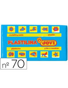 Plastilina Jovi 70 Azul Claro Unidad Tamaño Pequeño