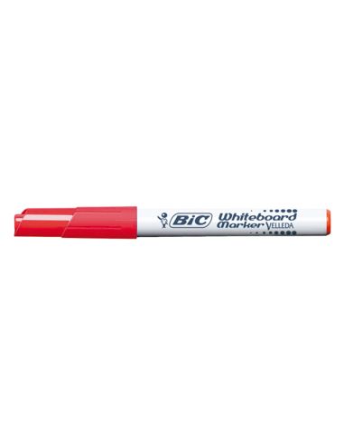 Rotulador Bic Velleda Para Pizarra Rojo Punta Redonda 1,4 Mm