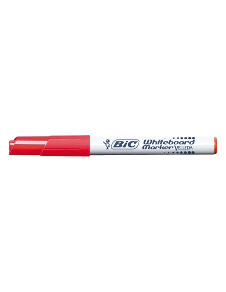 Rotulador Bic Velleda Para Pizarra Rojo Punta Redonda 1,4 Mm