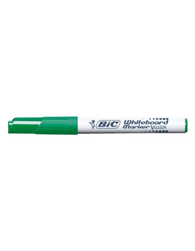 Rotulador Bic Velleda Para Pizarra Verde Punta Redonda 1,4 Mm