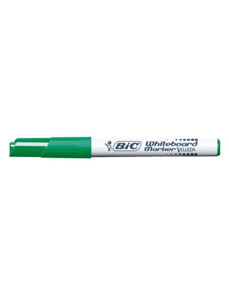 Rotulador Bic Velleda Para Pizarra Verde Punta Redonda 1,4 Mm