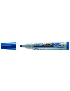 Rotulador bic velleda para pizarra azul punta redonda 1,3 mm 2