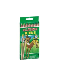 Lapices De Colores Alpino Tri Estuche De 12 Colores Surtidos 2