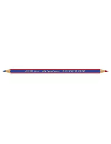 Lapices bicolor faber castell fino hexagonal rojo/azul unidad